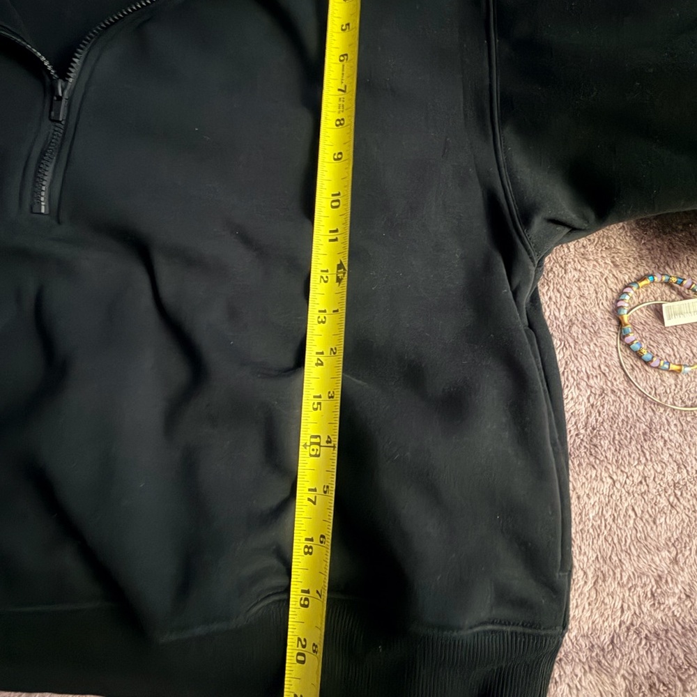 Fabletics Black Half-Zip Pullover Sweater - image 6